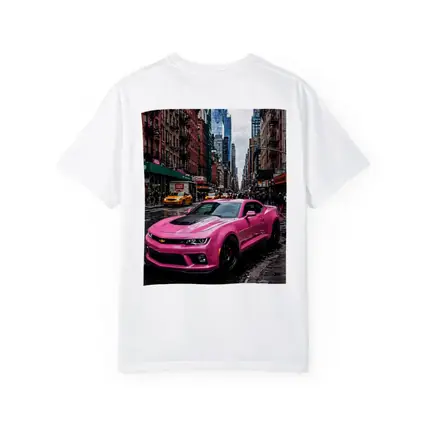 Pink Chevrolet Camaro SS New York City Streets