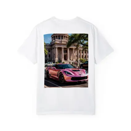 Pink Chevrolet Corvette Z06 Austin Capitol