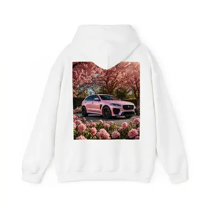 Pink Jaguar F-Pace SVR Among Pink Roses