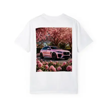 Pink Jaguar F-Pace SVR Among Pink Roses