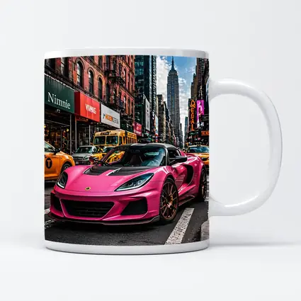 Pink Lotus Exige New York City Street