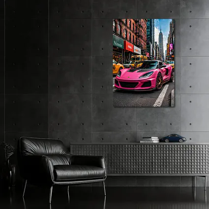 Pink Lotus Exige New York City Street