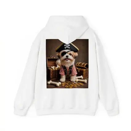 Shih Tzu Pirate Dog Treasure Chest Gold