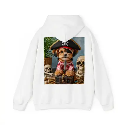 Yorkshire Terrier Pirate Captain Treasure Chest