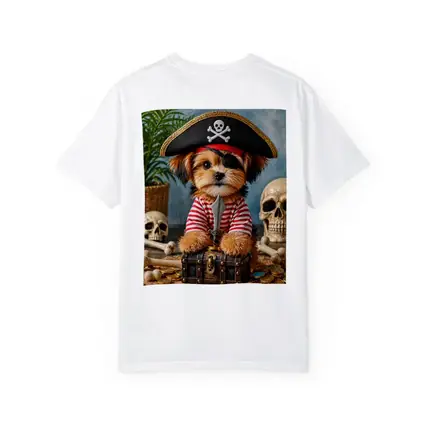 Yorkshire Terrier Pirate Captain Treasure Chest