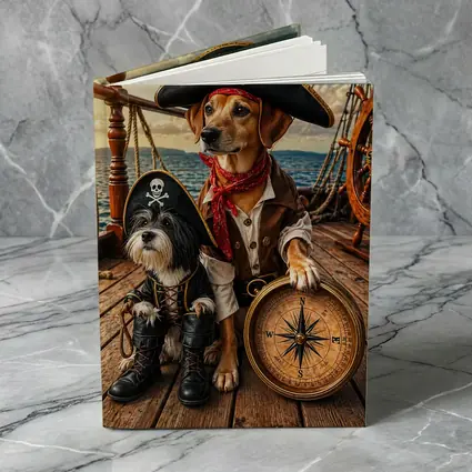 Pirate Dogs on Ship Deck Adventure