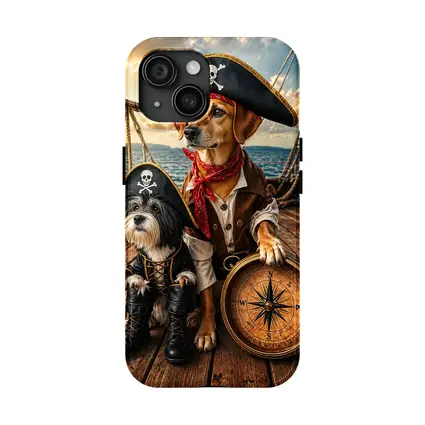 Pirate Dogs on Ship Deck Adventure