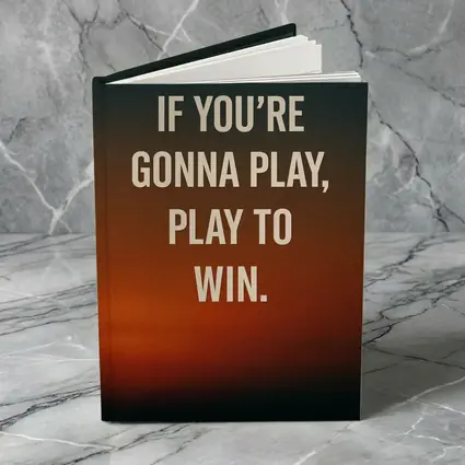 Play To Win Quote Sunset Sky