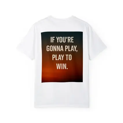 Play To Win Quote Sunset Sky