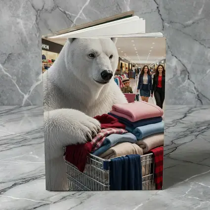 Polar Bear Shopping Cart Fashion Mall