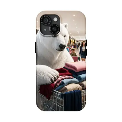 Polar Bear Shopping Cart Fashion Mall