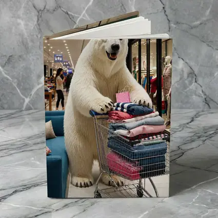 Polar Bear Shopping Cart Fashion Mall