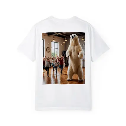 Polar Bear Dancing With Kids In Studio