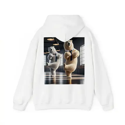 Polar Bears Dancing in Ballet Studio