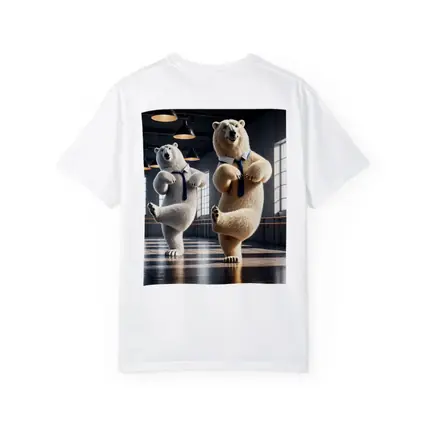Polar Bears Dancing in Ballet Studio