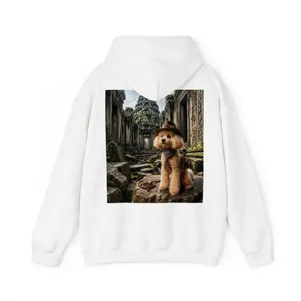 Poodle Adventurer Explorer Ancient Temple Ruins