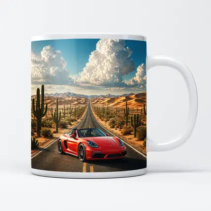 Porsche 718 Boxster Red Desert Road