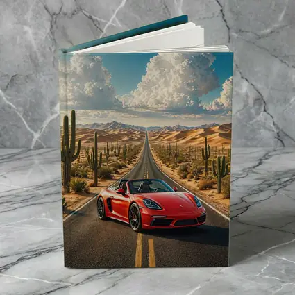 Porsche 718 Boxster Red Desert Road