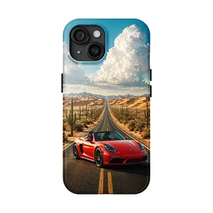 Porsche 718 Boxster Red Desert Road