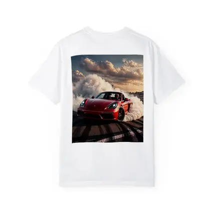 Porsche Boxster Red Drift Smoke Track