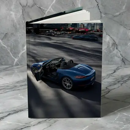 Porsche 718 Boxster S Blue City Highway