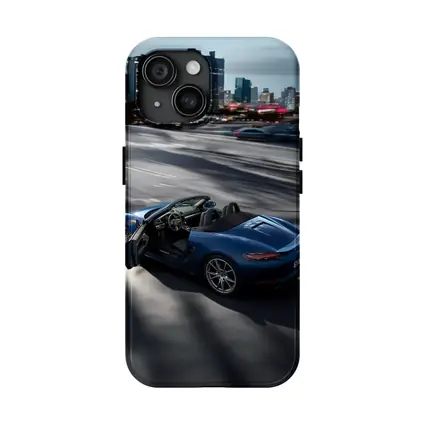 Porsche 718 Boxster S Blue City Highway