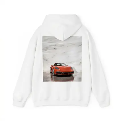 Porsche 718 Boxster Orange Marble Background