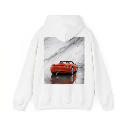 Porsche 718 Boxster Red on Marble