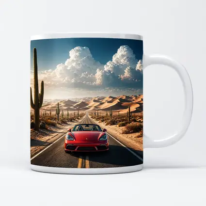 Porsche Boxster Red Desert Road Drive