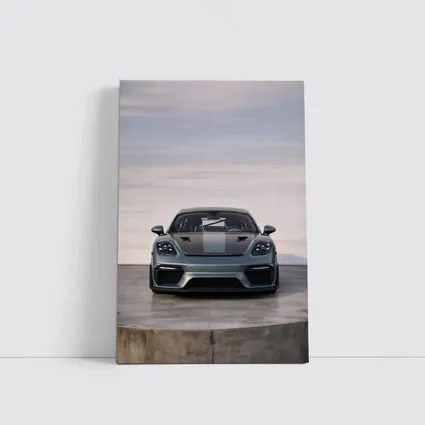 Porsche Cayman GT4 RS Front View Sky
