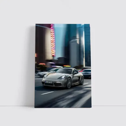 Porsche 718 Cayman S City Night Drive