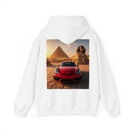 Porsche 718 Cayman Red Egypt Pyramids