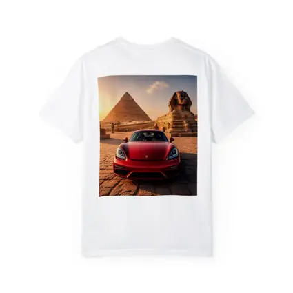 Porsche 718 Cayman Red Egypt Pyramids