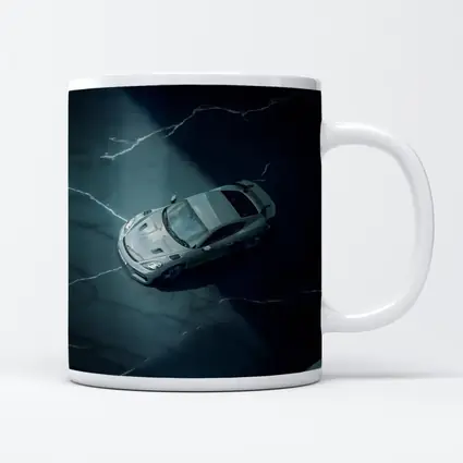 Porsche Cayman Storm Dark Marble Background