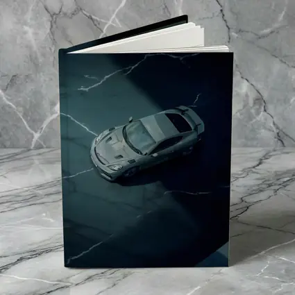 Porsche Cayman Storm Dark Marble Background