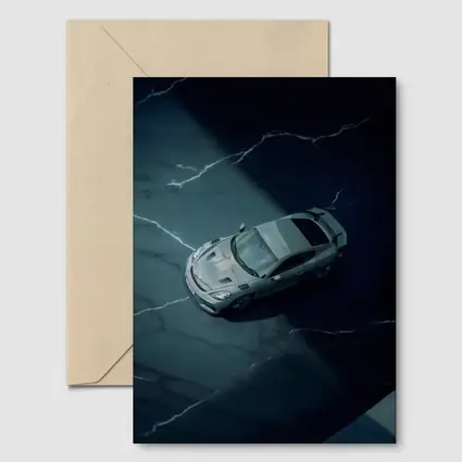 Porsche Cayman Storm Dark Marble Background