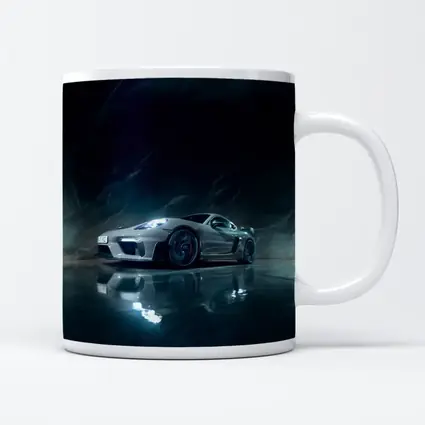 Porsche Cayman Dark Marble Cave Setting