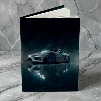 Porsche Cayman Dark Marble Cave Setting