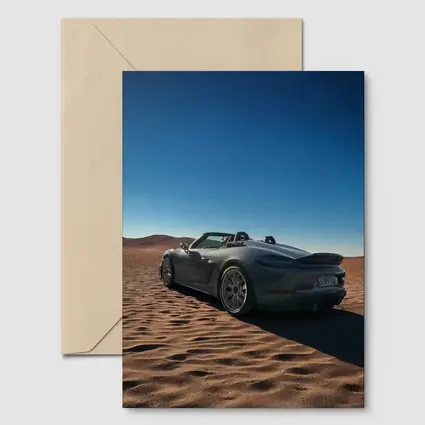 Porsche Boxster Spyder Desert Sand Dunes