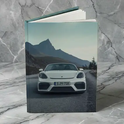 Porsche Boxster Spyder White Mountain Road