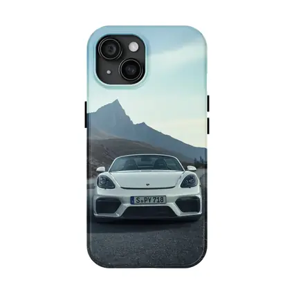 Porsche Boxster Spyder White Mountain Road