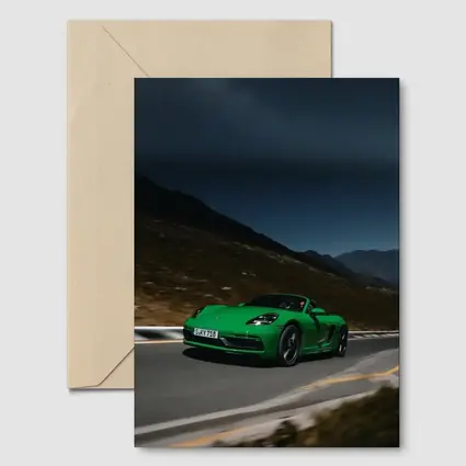Porsche Boxster Green Mountain Road Dusk