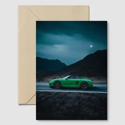 Porsche Boxster Green Mountain Road Night Drive