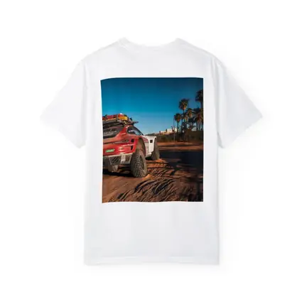 Porsche 911 Rally Car Desert Palm Trees
