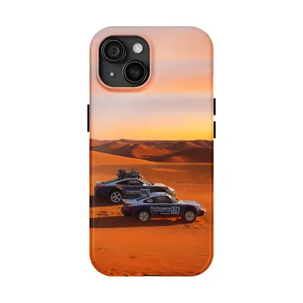 Porsche 911 Dakar Rally Desert Sunset