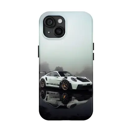 Porsche 911 GT3 RS Foggy Wet Reflection