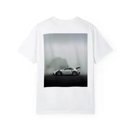 Porsche 911 GT3 RS White Foggy Road