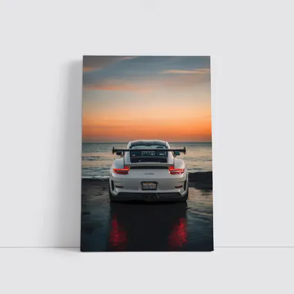 Porsche 911 GT3 RS Rear Ocean Sunset