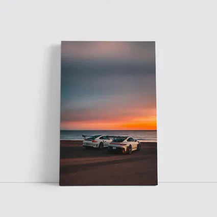 Porsche 911 GT3 RS Beach Sunset