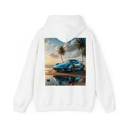 Porsche 911 GT3 Blue Beach Sunset